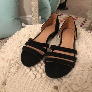 Black strappy sandals